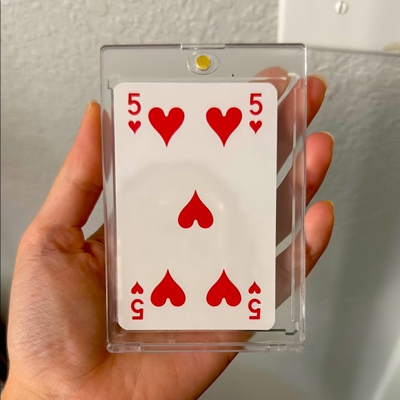 Louis Vuitton Foundation 5 of Hearts Collectible in Clear Protective Case - Picture 1 of 2